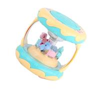 Beaupretty Carousel Hand Drum for Boy Girl with Light and Music Funny Early Education Safe Smooth Edges No Battery Required Interactive Developmental Play for Boy Girl Random Color
