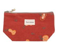 Beaupretty Cartoon Change Purse Small Cosmetic Bag Portable Cotton Linen Makeup Storage Pouch with Convenient Quick Access and Classification for Travel