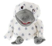 Beaupretty Cartoon Owl Hand Puppet Interactive Plush Storytelling for Adults Early Educational Role Play Puppet for Parties Bedtime Stories