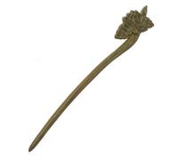 Beaupretty Carved Wooden Hair Stick Lotus Flower Design Hairpin for Long Hair Women Traditional Chinese Style for Hanfu Wedding Prom