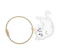 Beaupretty Cat Hair Storage Box Memorial Capsule Keychain Keepsake Pet Hair Souvenirs Keepsake Box for Cat Lovers