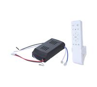 Beaupretty Ceiling Fan Remote Control Kit Fan Light Control Remote Receiver Wireless 6-speed Timing Bedrooms and Living Rooms
