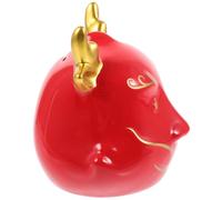Beaupretty Ceramic Dragon Coin Bank Money Saving Jar Decorative Figurine for Chinese Year Desktop Ornament Feng Shui Gift for Home and Office