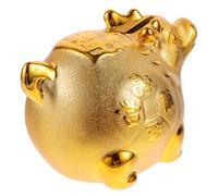 Beaupretty Ceramic Dragon Piggy Bank Money Saving Jar with Easy Access Stopper Year Dragon Decor for Home and Office Chinese Zodiac Coin Container for Cash and Coins