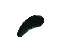 Beaupretty Ceramic Gua Massage Board Traditional Handheld Beauty Accessory for Salon Home Smoother Thinner Design to Reduce Puffiness Skin Health and Tension Black