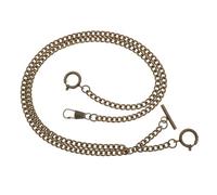 Beaupretty Chain Sturdy Buckle 39cm Unique Round Pocket Metal Watch Men's and Long Design, Fine Workmanship for Hanging Term Use Decorating Clothes Jeans Wallet