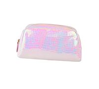 Beaupretty Chic and Unique Pu Toiletry Bag TSA Compliant Travel Toiletry Storage Bag for Women Portable and Pink