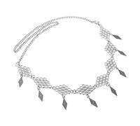 Beaupretty Chic Female Hair Decoration Gathering Headpiece Face Chain for Women Gold Boho Style