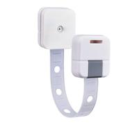 Beaupretty Childproof Fridge Lock for Refrigerator and Cabinet Doors, Self-Adhesive Safety Straps Lock to Prevent Baby’s Fingers Being Caught, White Abs Material, Toddler Protector