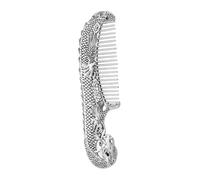 Beaupretty Chinese Hand Carved Alloy Comb Dragon and Phoenix Hair Styling Comb for Retro Decorative Accessories