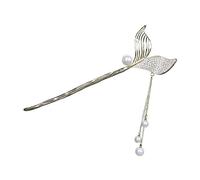 Beaupretty Chinese Style Hair Stick for Women with Pearl Tassel Elegant Hair Chopstick Hairpin for Secure Bun Styling Retro Decorative and Updos Suitable for Daily and Costume Use