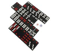 Beaupretty Chinese Traditional Paigow Tiles Kit Lightweight Portable Poker Game for Parties Safe Material for Fun Gatherings and Paigow Enthusiasts
