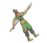 Beaupretty Chinese Traditional Shadow Puppets Figurines Lightweight Hand Puppet for Adults Three Storytelling Prop Portable Stage Performance
