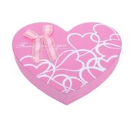 Beaupretty Chocolate for Valentine's Day and Special Occasions Heart-shaped 18-grid Pink Paper Gift Box Elegant Design with Multiple Compartments to Protect and Showcase Small Presents