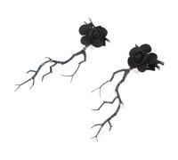 Beaupretty Christmas Glowing Elk Antler Hairpins Reindeer Horn Barrettes with LED Lights Festive Hair Clips for Cosplay Winter Party Accessories