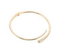 Beaupretty Chunky Geometric Metal Open Cuff Necklace for Women Punk Inspired Teardrop Choker Jewelry for Summer Weddings Beach Parties Durable Tarnish Resistant Design