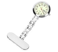 Beaupretty Clip Nurse Watch with Glow The Dark Dial Antique Pocket Keychain Timepiece for Medical Professionals Durable Easy to Read Design for Nurses Doctors