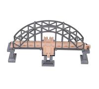 Beaupretty Cognitive Train Track Bridge Educational Rail Accessory for Model Train Layouts Compatible with Railway Fun Birthday Boys