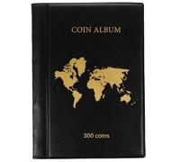 Beaupretty Coin Collection Album Holder with Large Pockets Protective Coin Storage Organizer for Collectors Transparent Sleeves Display Case for