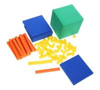 Beaupretty Colorful EVA Math Counting Blocks for Decimal Place Value Cubes Manipulatives for Addition Subtraction Multiplication Division Learning Educational Math for Elementary School