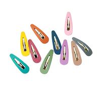 Beaupretty Colorful Hair Clips Color Snap Hair Barrettes Bobby Pin Non Slip Hair Clip Acrylic Pin for Women,Girl,10pcs(Mixed Color) Girl Hair Clips