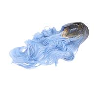 Beaupretty Colorful Long Curly Wig for Women with Bangs Synthetic Harajuku Style Cosplay Hairpiece Gradient Fashionable Lolita Party and Daily Use