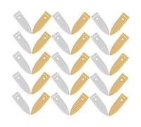 Beaupretty Copper and Zinc Electrode Strips Pure Metal Science Kit for Fruit Battery Experiments Conductivity DIY Replacement Plates for Classroom and Home Physics Projects