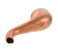 Beaupretty Copper Teapot Pouring Spout Replacement Part with Long Curved Design for Water Kettle, Sturdy Metal Material, Suitable for Coffee Shop and Hotel Use