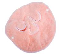 Beaupretty Coral Fleece Face Mask Towel with Hot Compress and Moisturizing Function, Soft Skin-Friendly 3-Hole Detachable Strap Facial Spa Towel for Home Beauty Care, Pink
