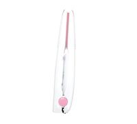 Beaupretty Cordless Small Hair Straightener Rechargeable USB Mini Hair Curler Portable Wireless Styling Tool for Travel and Home Use in Pearl White