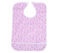 Beaupretty Cotton Adult Eating Bib Reusable Nursing Home Feeding Apron Protector for Elderly Patients Spill and Stain Resistant Soft Cloth for Men and Women
