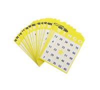 Beaupretty Creative Bingo Game Cards Random Colors for Friends and Family Fun Easy to Play Bingo Playing Cards to Boost Logical Thinking and Group Entertainment Random Color