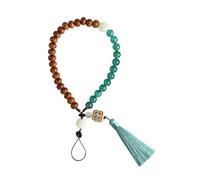 Beaupretty Creative Bodhi Wood Bead Phone Lanyard with Tassel Pendant Anti-slip Wrist Strap Phone Decor for Women Unique Natural Charm Accessory Easy Install Gift for Friends and Family