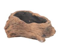 Beaupretty Creative Cement Tree Stump Planter Pot for Succulent and Flower Decoration, Retro Vintage Style, Not Easy to Crack, for Hotel and Table Display