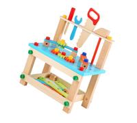 Beaupretty Creative Dismounting Tool Chair with Bright Colors and Abundant Accessories for Building Twisting and Knocking Educational Funny Assembly Plaything for Boys and Development