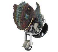 Beaupretty Creative Rotatable Dinosaur Motorbike Fun Desktop Decor for Unique Motorcycle Model for Car Decoration Interactive Design for Joyful Experiences
