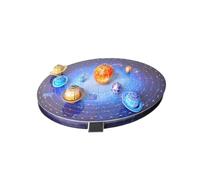 Beaupretty Creative Solar System Planet Model Paper Jigsaw Puzzle Educational for Space Puzzle to Develop Problem Solving Color Recognition and Teamwork Skills