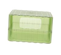 Beaupretty Creative Sturdy Small Animal Cookie Shaped Bath Container Made of Ps Material for Hamster and Small Animals Green Floor Bathtub Suitable for Hamster Bathing and Russian Dwarf Use