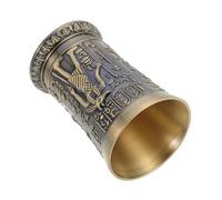 Beaupretty Creative Wine Cups Ancient Egyptian-Style Wine Cup Zinc Alloy Retro Metal Handicraft Easy to Clean Beautiful Design Ornament for Christmas and Birthday Home Decor