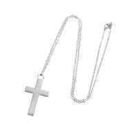 Beaupretty Cremation Cross Necklace for Ashes Stainless Steel Urn Pendant Jewelry Memorial Ashes Holder for Men Women Elegant Keepsake for Cherishing Loved Ones