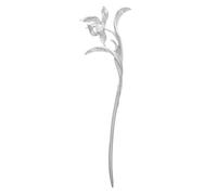 Beaupretty Cultural Fusion Hair Sticks Silver Metal Hair Pins Vintage Decorative Traditional Chinese for Women