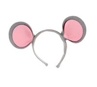 Beaupretty Cute Mouse Ears Headband Soft Animal Ears Hairband for Halloween Cosplay and Parties Convenient Accessory for Adults and Boys and Girls Adorable Grey Felt Design