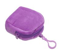 Beaupretty Cute Plush Candy School Bag for Girls and Boys Small Coin Purse Keychain for Daily Use Electronic Organizer Travel Case for Earbuds