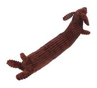Beaupretty Cute Plush Sausage Dog Soft Stuffed Puppy Doll Lightweight PP Cotton Cartoon Design for Gift and Home Decor