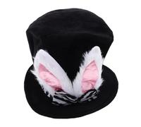 Beaupretty Cute Rabbit Ear Top Hat for Women Easter Bunny Ear Headwear for Parties Comfortable Easy to Wear for Easter Celebrations Performances Stylish Dressy Accessory