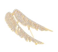 Beaupretty Cute Wings Brooch Pin for Clothing Decor Elegant Accessory for Suit Dress Shirt Unique for Friends Loved Stylish Design