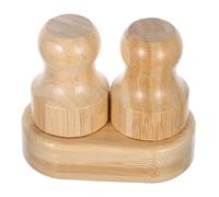 Beaupretty Cutting Board Oil and Wax Applicator with Round Wooden Handle Food Grade Mineral Oil Brush for Butcher Blocks Bamboo Boards Spatulas and Spoons Hygienic and Easy to Clean