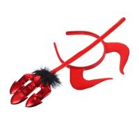 Beaupretty Decorative Devil Horn Headband Set 2 Piece Hair Accessories for Party Cosplay and Halloween