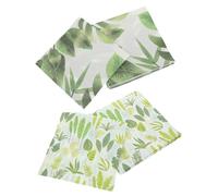 Beaupretty Decorative Paper Napkins 2 Packs with Colorful Leaf and Butterfly Patterns, 40 Sheets Total, Party Serve Napkins for Family Dining, Birthday, and Holiday Table Decor
