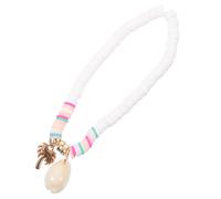 Beaupretty Delicate Beaded Anklet for Women Coconut Tree Pendant Decorative Foot Chain Jewelry Lightweight Summer Accessory for Beach Parties and Daily Wear